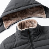 Men's Padded Hooded Coat – Insulated Winter Outerwear for Daily Wear