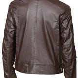 Men's Moto Style Jacket – Stand Collar Casual Biker Outerwear