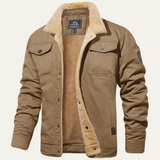 Men's Warm Fleece Lined Winter Coat | Ultimate Comfort & Classic Style