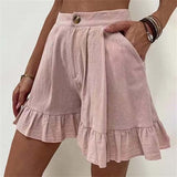 Ruffle Shorts Dames | Luchtig High-Waist Design