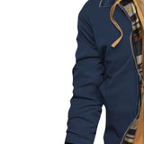 Men's Hooded Zip-Up Jacket – Casual Urban Outerwear for Autumn