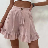 Ruffle Shorts Dames | Luchtig High-Waist Design
