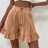 Ruffle Shorts Dames | Luchtig High-Waist Design