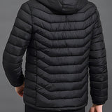 Men's Padded Hooded Jacket – Lightweight Insulated Winter Layer