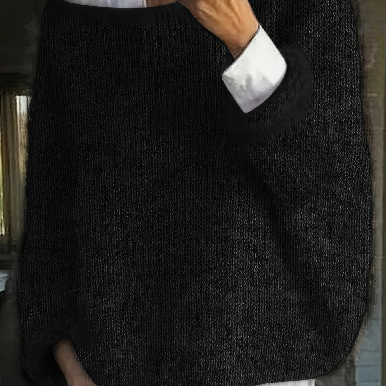 Women's Crew Neck Jumper – Relaxed Fit Everyday Knitted Top