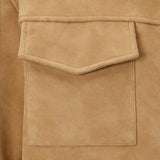 Men's Relaxed-Fit Collared Utility Jacket - Pocketed Layer