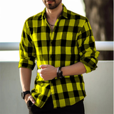 Men's Plaid Button-Up Shirt | Classic Comfort, Effortless Style