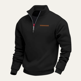 Men's Warm Stand Collar Half Zip Sweater | Cozy Comfort, Modern Style