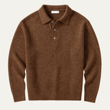 Men's Cashmere Polo Sweater | Premium Comfort, Timeless Style