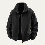 Men's Reversible Bomber Jacket | Fleece Lined Warmth & Versatile Style