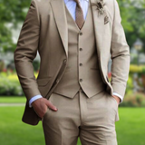 Three-Piece Slim Fit Suit | Timeless Tailoring, Modern Confidence