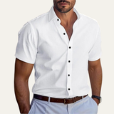 Men's Casual Business Button-Up Shirt | Professional Comfort & Versatile Style