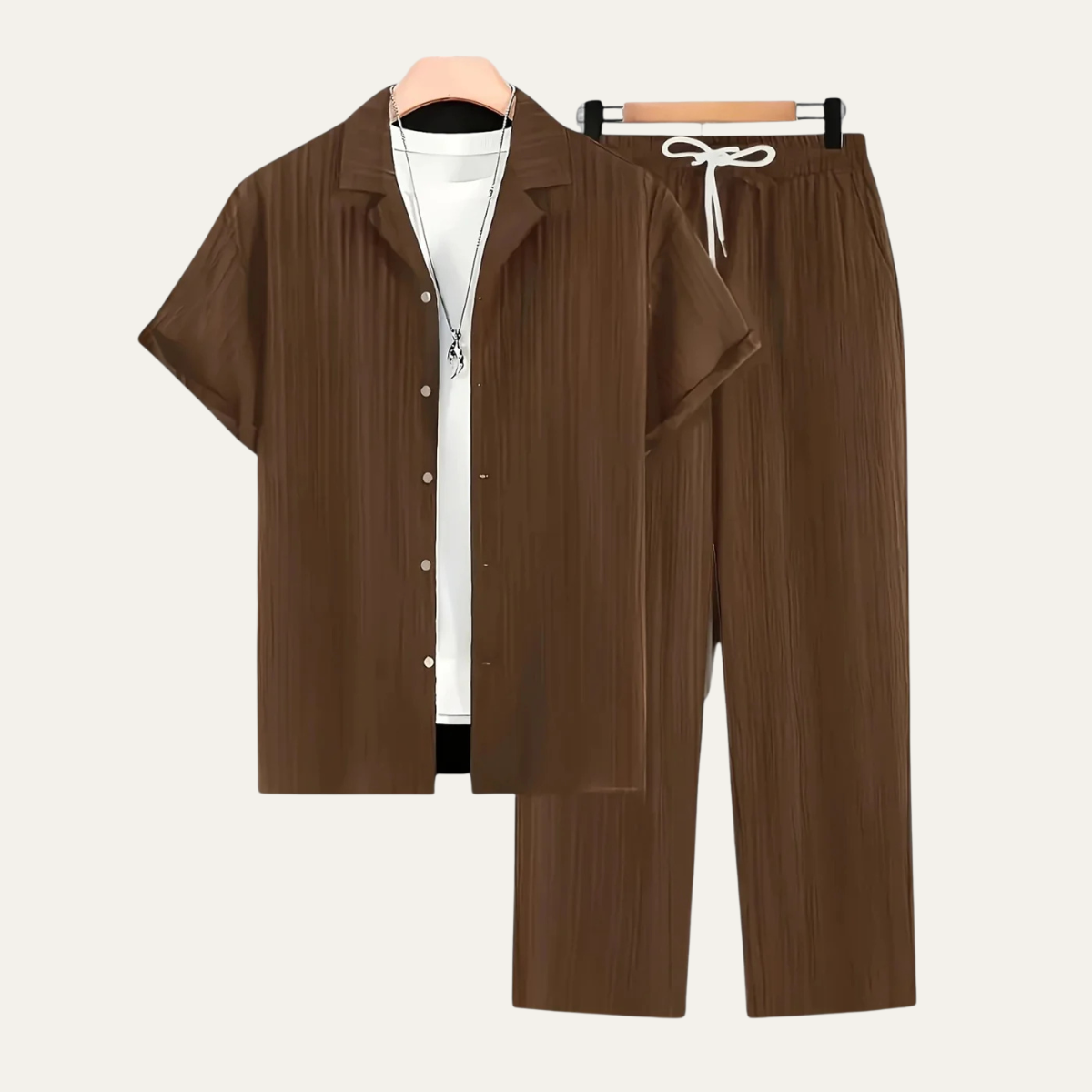 Men's Linen Two Piece Set | Lightweight Comfort & Effortless Style