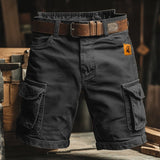Men's Vintage Cargo Shorts – Relaxed Fit Utility Summer Shorts