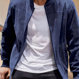 Men's Lightweight Zip-Up Jacket - Everyday Casual Layer