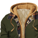 Men's Hooded Zip-Up Jacket – Casual Urban Outerwear for Autumn