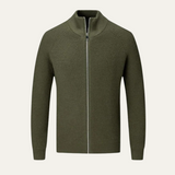 Men's Merino Wool Zip Up Cardigan | Premium Comfort, Timeless Style