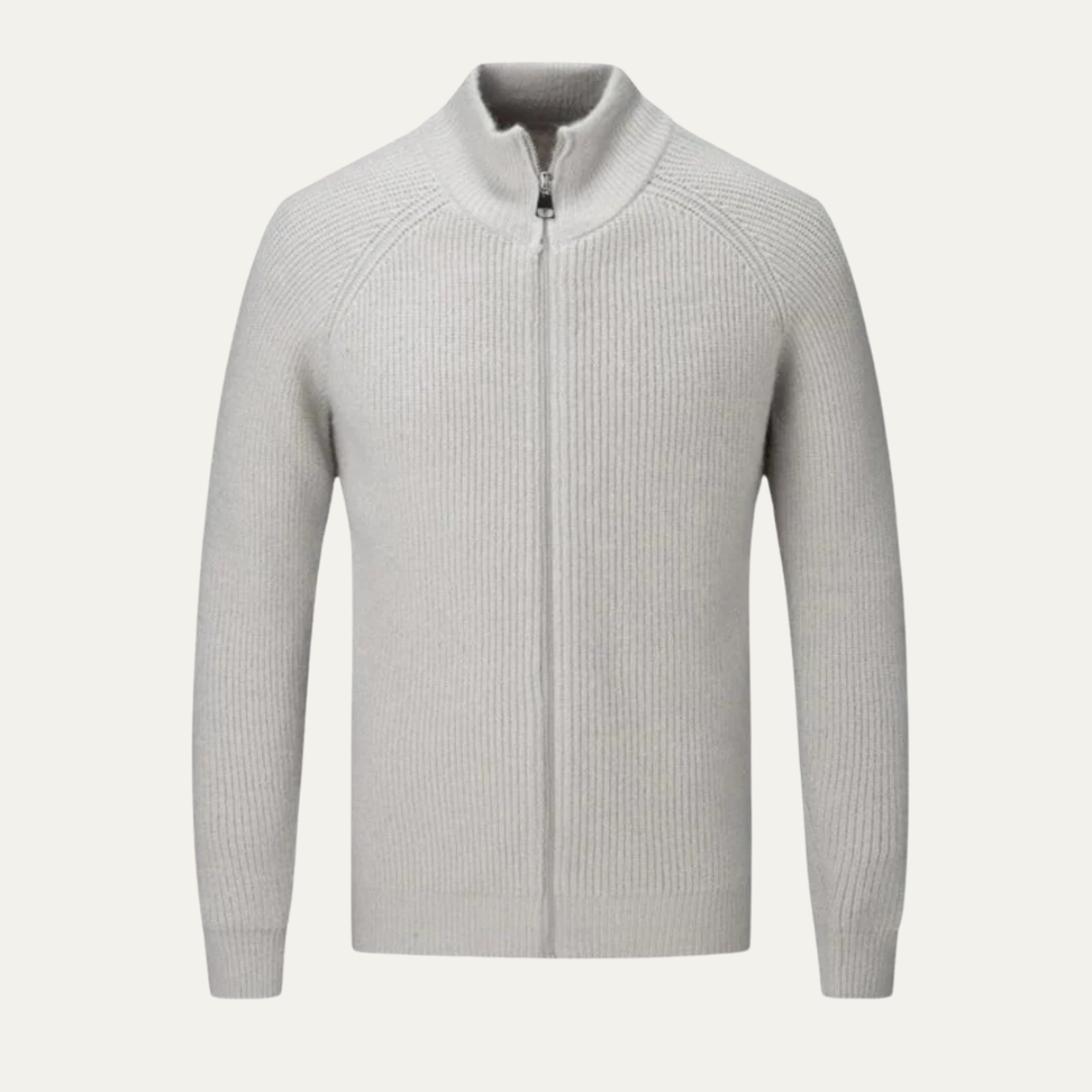 Men's Merino Wool Zip Up Cardigan | Premium Comfort, Timeless Style