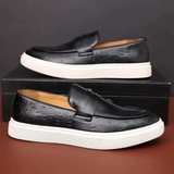 Men's Leather Loafer Sneakers | Premium Comfort, Versatile Style