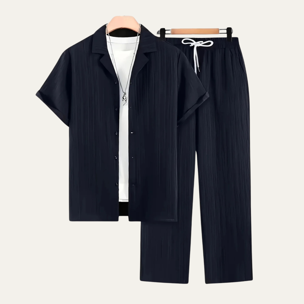 Men's Linen Two Piece Set | Lightweight Comfort & Effortless Style