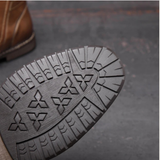 Men's Vintage Leather Ankle Boots | Classic Combat Style & All-Day Comfort