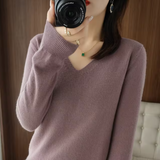 Premium Cashmere V-Neck Sweater | Luxurious Warmth, Timeless Elegance