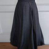 Women's Elastic Waist Comfort Skirt | Easy Movement, All-Day Style