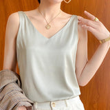 Draped Satin Tank Top | Luxurious Flow, Timeless Elegance