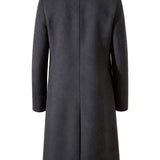 Men's Long Tailored Coat – Smart Winter Overcoat for Formal Wear