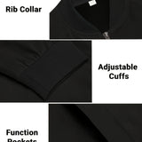 Men's Lightweight Zip-Up Jacket - Everyday Casual Layer