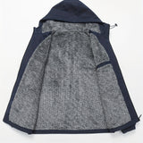 Men's Winter Hooded Jacket – Zip Front Casual Everyday Layer