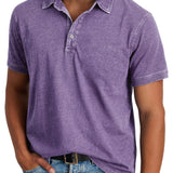 Men's Classic Polo Shirt – Refined Fit Short Sleeve Casual Top