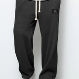 Men's Wide Leg Drawstring Trousers – Casual Adjustable Waist