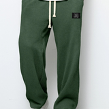Men's Wide Leg Drawstring Trousers – Casual Adjustable Waist
