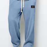 Men's Wide Leg Drawstring Trousers – Casual Adjustable Waist