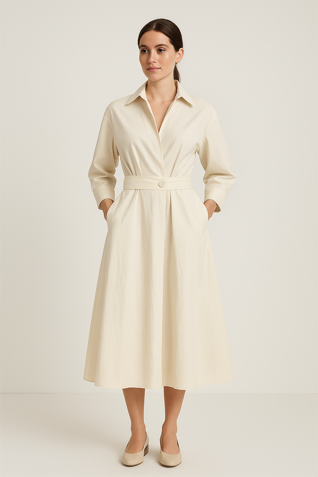 Charlotte™ | Effortless Cotton Shirt Dress