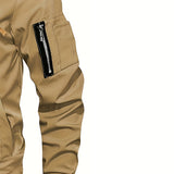 Men's Hooded Zip-Up Jacket – Casual Urban Outerwear for Autumn