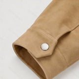 Men's Relaxed-Fit Collared Utility Jacket - Pocketed Layer