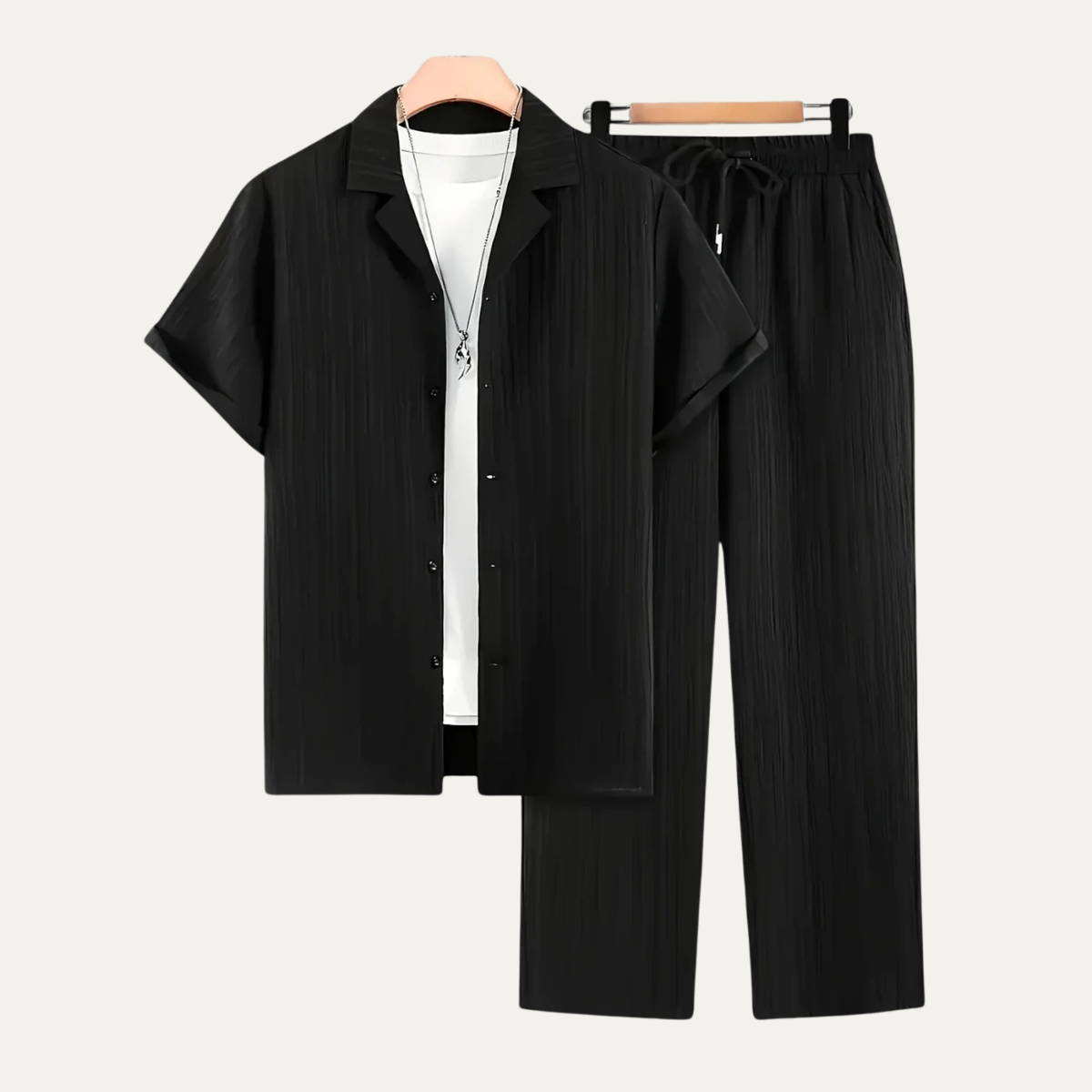 Men's Linen Two Piece Set | Lightweight Comfort & Effortless Style