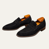 Men's Suede Penny Loafers | Classic Comfort & Timeless Style