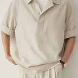 Men's Modern Linen Polo | Effortless Summer Style