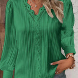 Chiffon Lace Blouse | Feminine Elegance with Airy Comfort