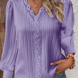 Chiffon Lace Blouse | Feminine Elegance with Airy Comfort