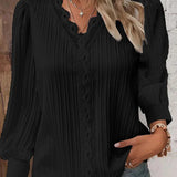 Chiffon Lace Blouse | Feminine Elegance with Airy Comfort
