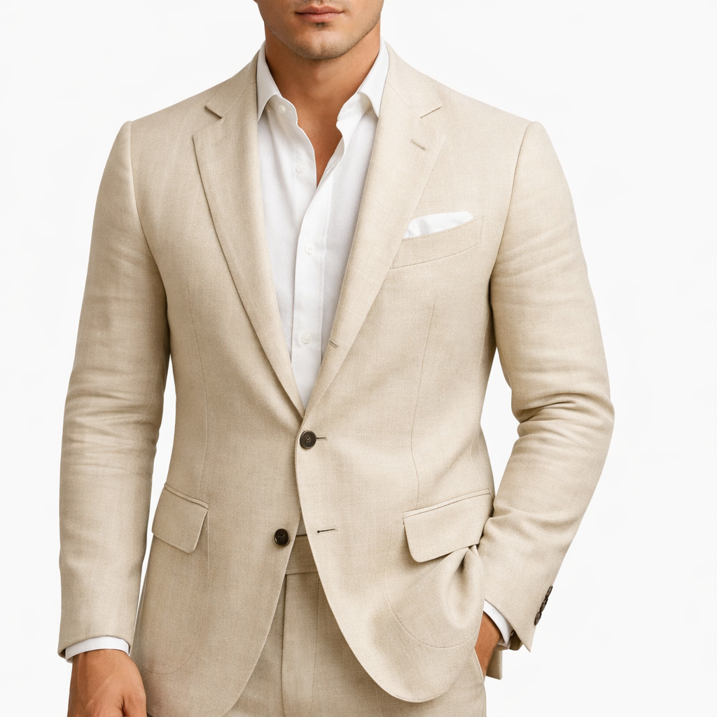 Summer Wedding Blazer Men | Lightweight Linen Comfort
