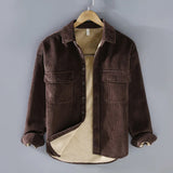 Men's Ribbed Knit Cardigan – Button-Front Warm Casual Style