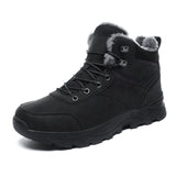 Men's Leather Winter Boots – Water-Resistant Cold Weather Boots