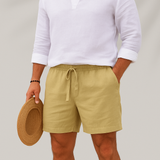 Men's Lightweight Relaxed Fit Linen Summer Shorts | Breathable Comfort, Effortless Style