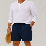 Men's Lightweight Relaxed Fit Linen Summer Shorts | Breathable Comfort, Effortless Style