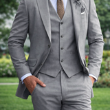 Three-Piece Slim Fit Suit | Timeless Tailoring, Modern Confidence